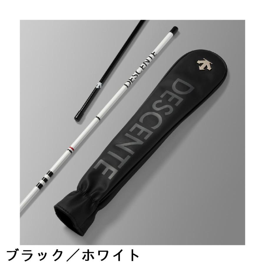 未使用DESCENTE GOLFのアライメントスティック２本(白/黒・カバー付) DESCENTE（デサント） デサントゴルフ DESCENTE GOLF アライメント