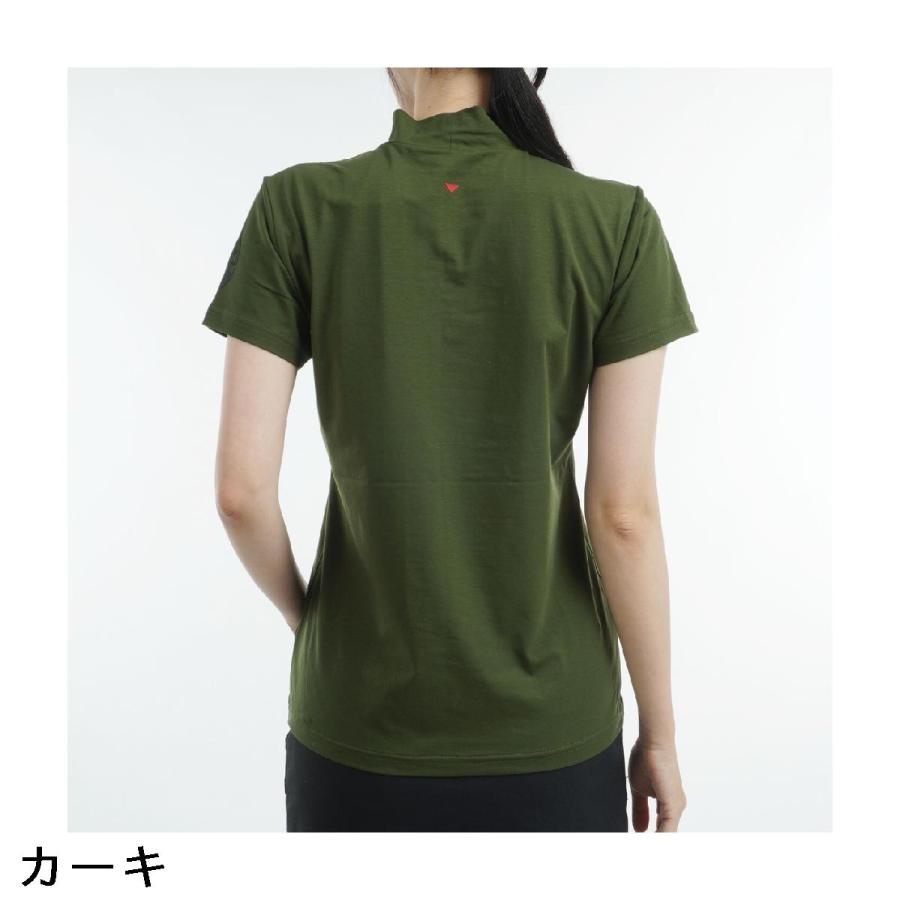 and per se アンパスィ ストレッチ リファインドライ モックネック半袖