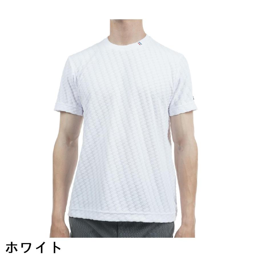 アンパスィ and per se ドライジャカードパイル 半袖Tシャツ｜gdoshop｜02