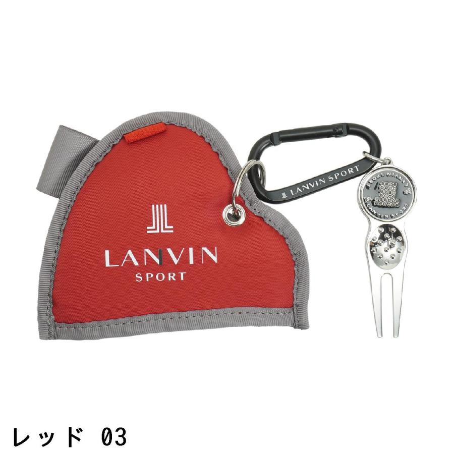 新品　ランバン　ゴルフ　グリーンフォークマーカー　LANVIN SPORT ランバン スポール LANVIN SPORT ボールワイパー グリーン