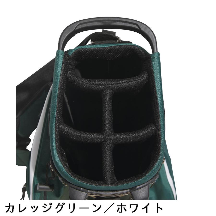 adidas（アディダス） 軽量 ロゴスタンドキャディバッグ : GDOゴルフ