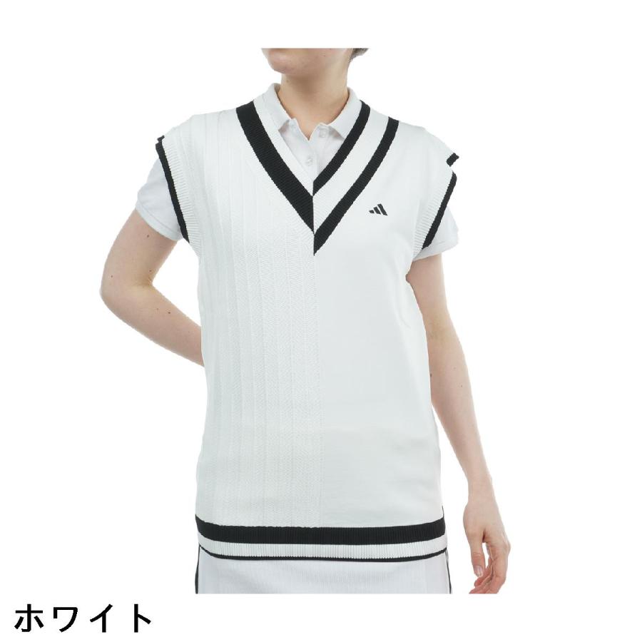 adidas（アディダス） マルチパターン Vネックベスト レディス : GDO