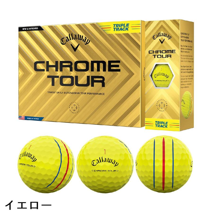 Callaway Chrome Tour ゴルフボール トリプルトラック　２４球 Chrome Tour Triple Track Golf Balls