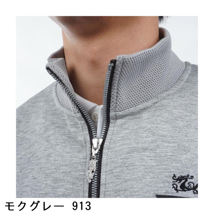 LEON掲載 ダンスウィズドラゴン テックスラウンド ストレッチZIPブルゾン LEON掲載】テックスラウンドストレッチZIPブルゾン | DANCE WITH