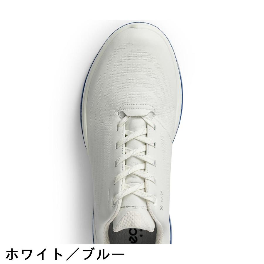 【美品】ecco(エコー) ゴルフ LT1 LACE シューズ 40(25cm) ecco エコー ゴルフ シューズ エルティーワン レース スパイク