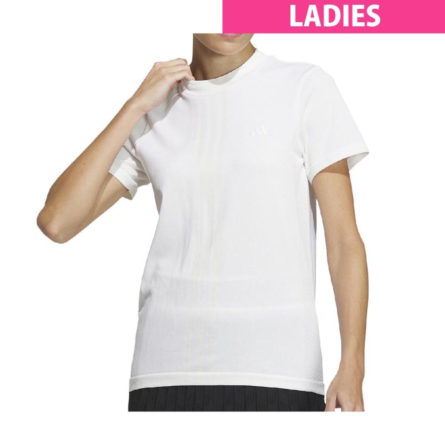 アディダス　Adidas　ULT365 PRIMEKNIT ストレッチ サイドシームレスモックネック半袖シャツ　レディス adidas（アディダス） Adidas ULT365 PRIMEKNIT ストレッチ サイド