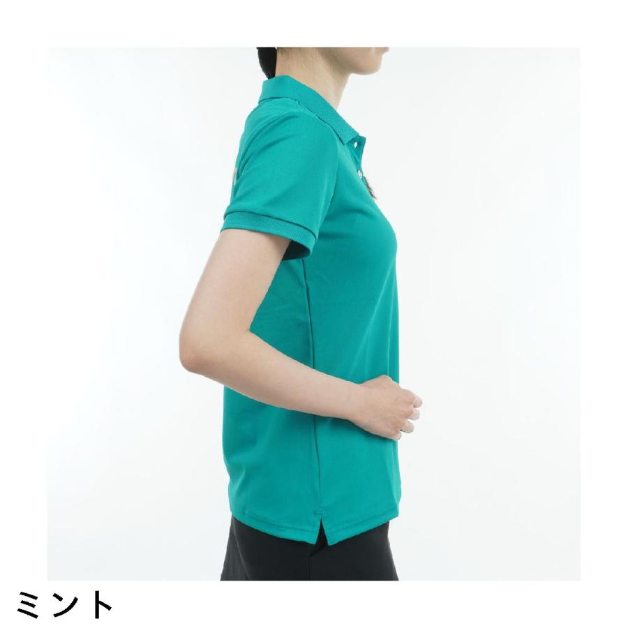 値下げ！RESURRECTION レザレクション 半袖 ポロシャツ　レディース レザレクション Resurrection ロゴ半袖ポロシャツ レディス