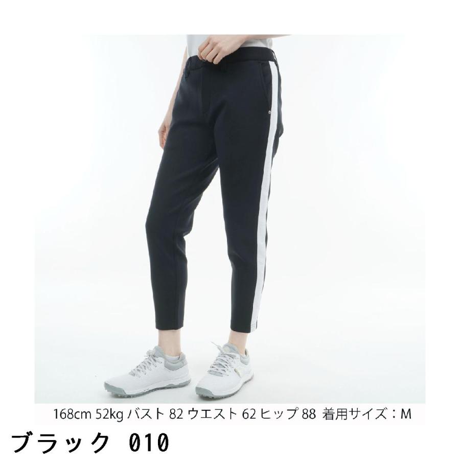 ブリーフィング サイドロゴ ライン スリム パンツ Lサイズ ブラック