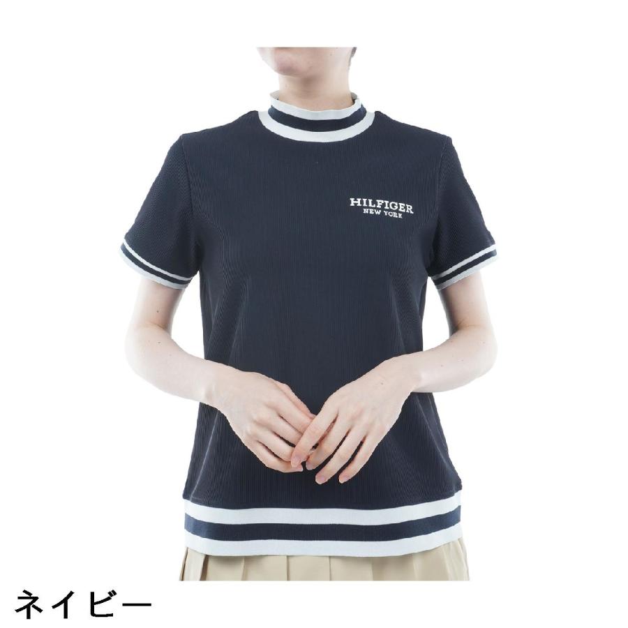 トミー ヒルフィガー ゴルフ TOMMY HILFIGER GOLF ハイテンション 半袖モックネックシャツ レディス｜gdoshop｜04