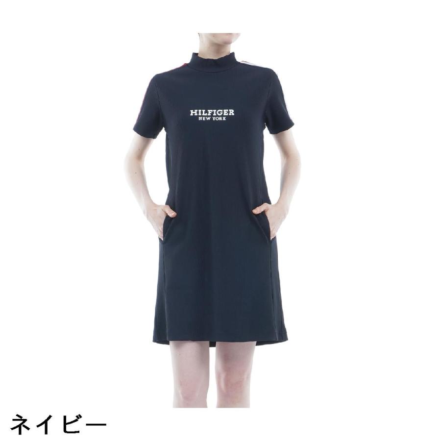 トミー ヒルフィガー ゴルフ TOMMY HILFIGER GOLF ハイテンション 半袖モックネックワンピース レディス｜gdoshop｜04