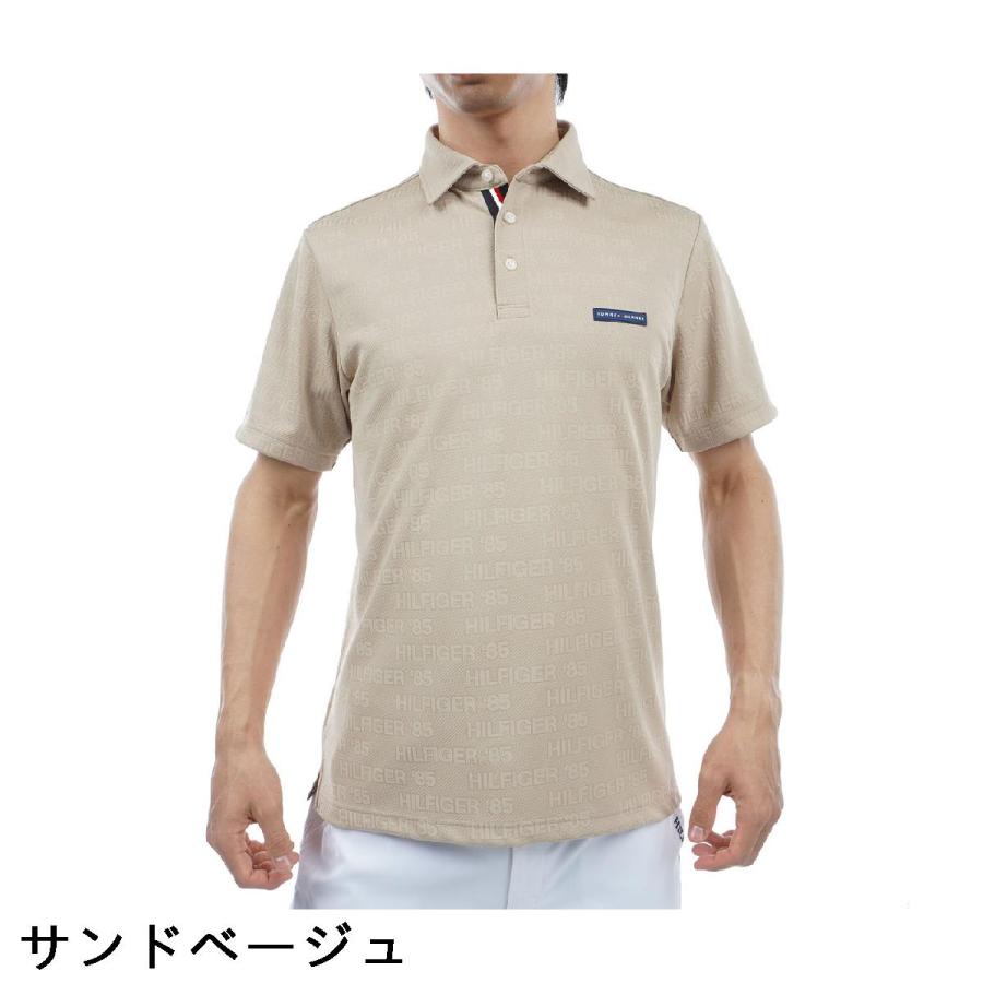 トミー ヒルフィガー ゴルフ TOMMY HILFIGER GOLF 凹凸ロゴジャカード 半袖ポロシャツ｜gdoshop｜04