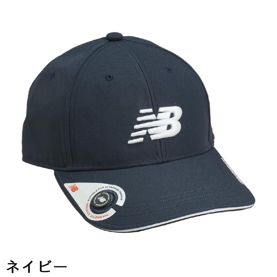 ニューバランス New Balance マグネット式マーカー付きセミカーブ ブリムキャップ｜gdoshop｜04