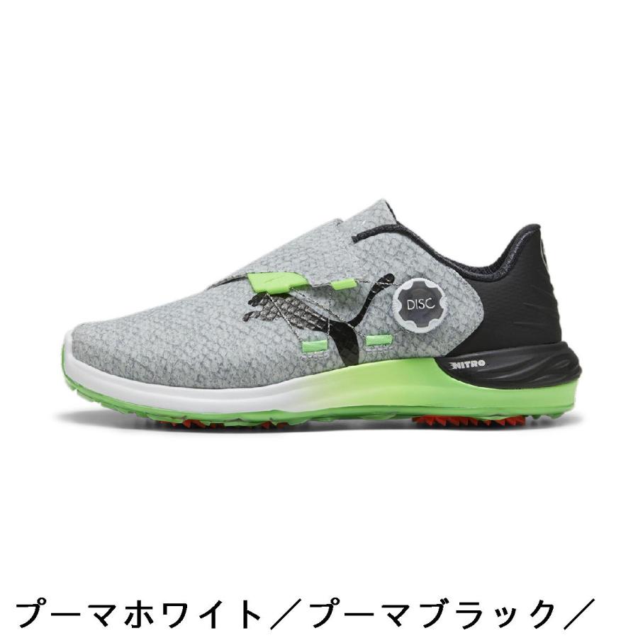 【新品】プーマ ゴルフシューズ ファントムキャット ニトロディスク 26.5㌢黒 PUMA（プーマ） ファントムキャット ニトロ ディスク シューズ : GDO