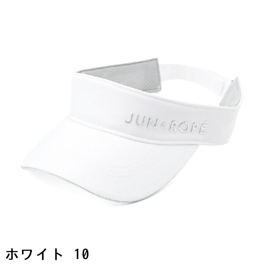 ジュン アンド ロペ JUN & ROPE 立体シルバーロゴツイルサンバイザー