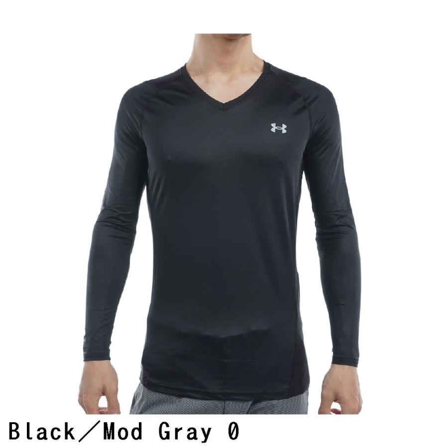 アンダーアーマー Vネック 長袖 インナーシャツ UV ヒートギア アイソチル UNDER ARMOUR（アンダーアーマー） Under Armour UA アイソチル