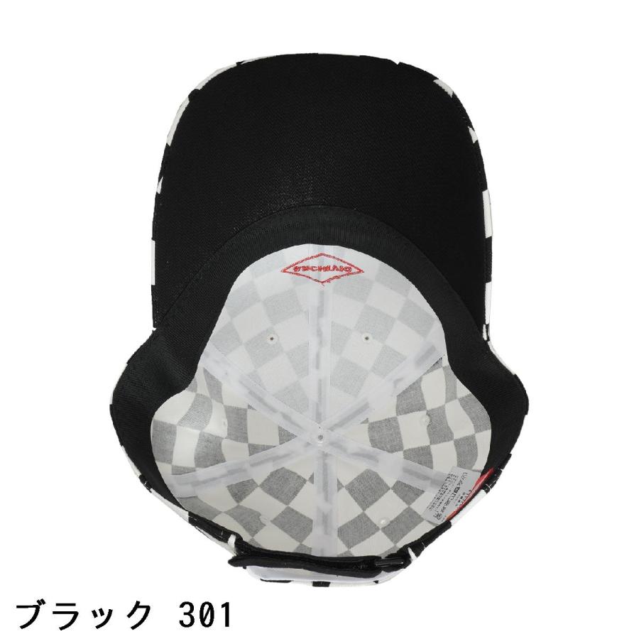 archivio（アルチビオ） チェッカーフラッグ柄キャップ 帽子 ゴルフ