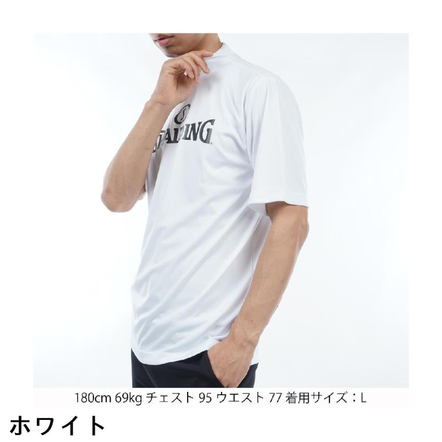 SPALDING（スポルディング） 半袖モックネックシャツ : GDOゴルフ