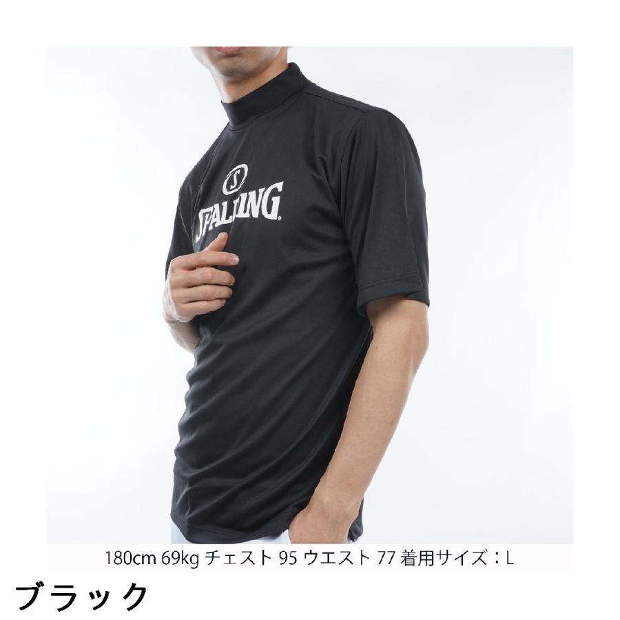 SPALDING（スポルディング） 半袖モックネックシャツ : GDOゴルフ
