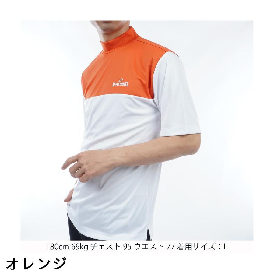 SPALDING（スポルディング） 半袖モックネックシャツ : GDOゴルフ