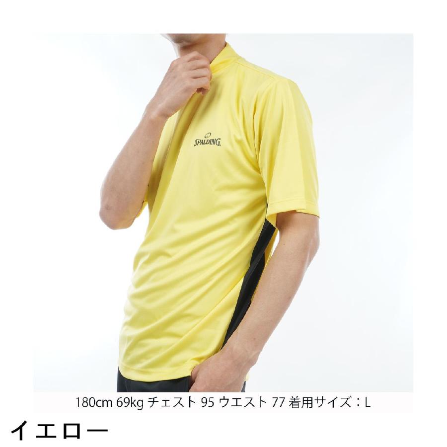 SPALDING（スポルディング） 半袖モックネックシャツ : GDOゴルフ
