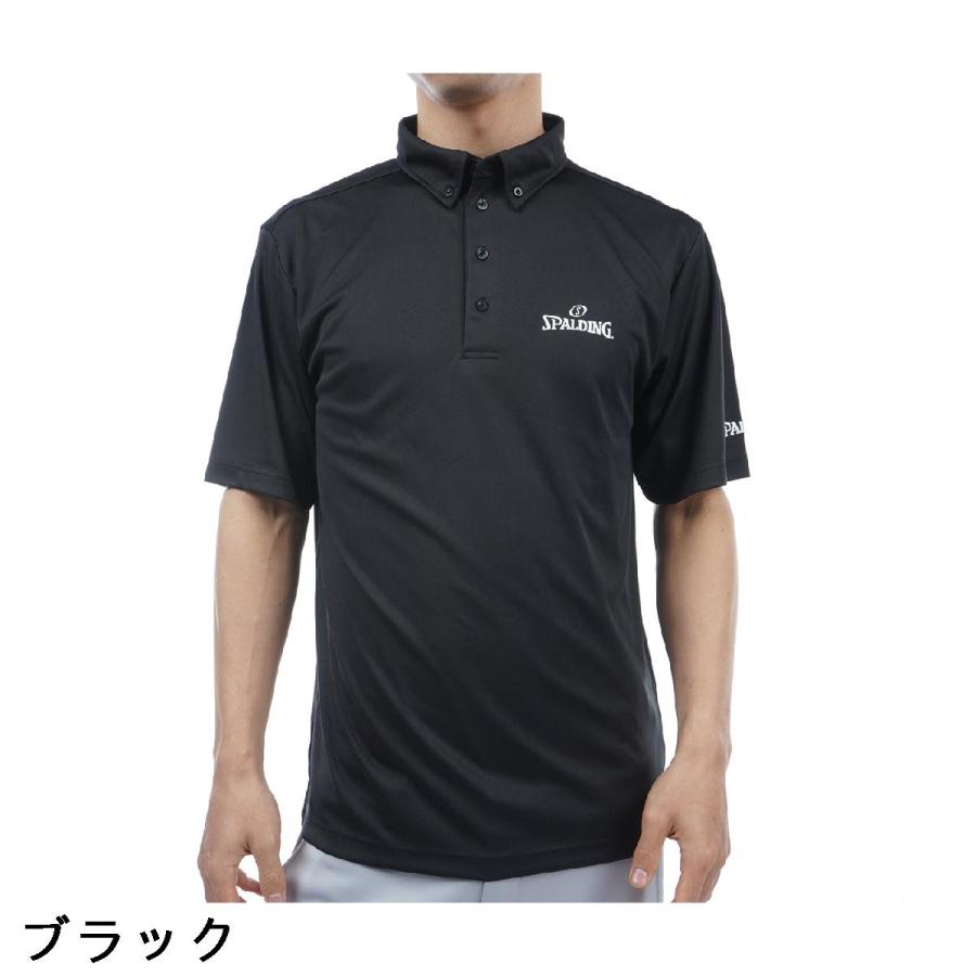 ☆SPALDING ポロシャツ☆ SPALDING（スポルディング） 半袖ボタンダウンポロシャツ : GDOゴルフ