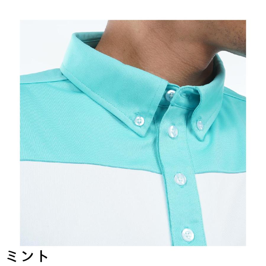 Cleveland Golf クリーブランド 半袖ボタンダウンポロシャツ