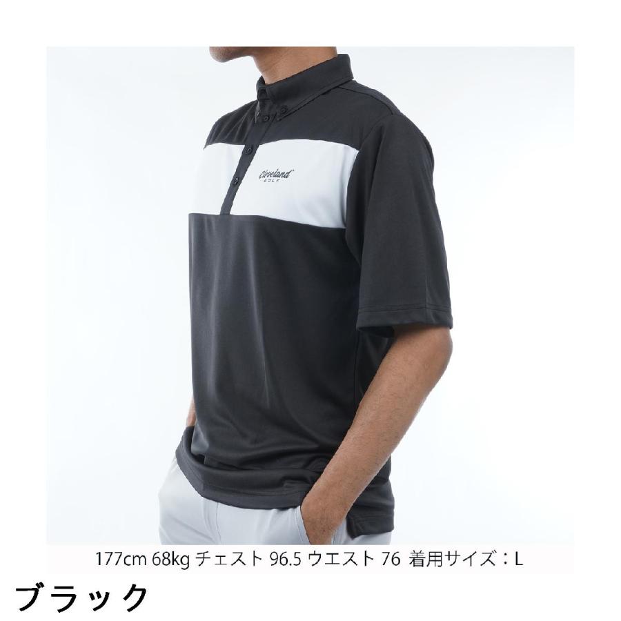 Cleveland Golf クリーブランド 半袖ボタンダウンポロシャツ