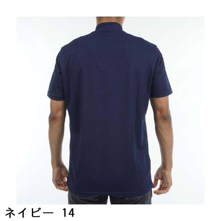 MIZUNO（ミズノ） ストレッチ オリジナルプリント モックネック半袖
