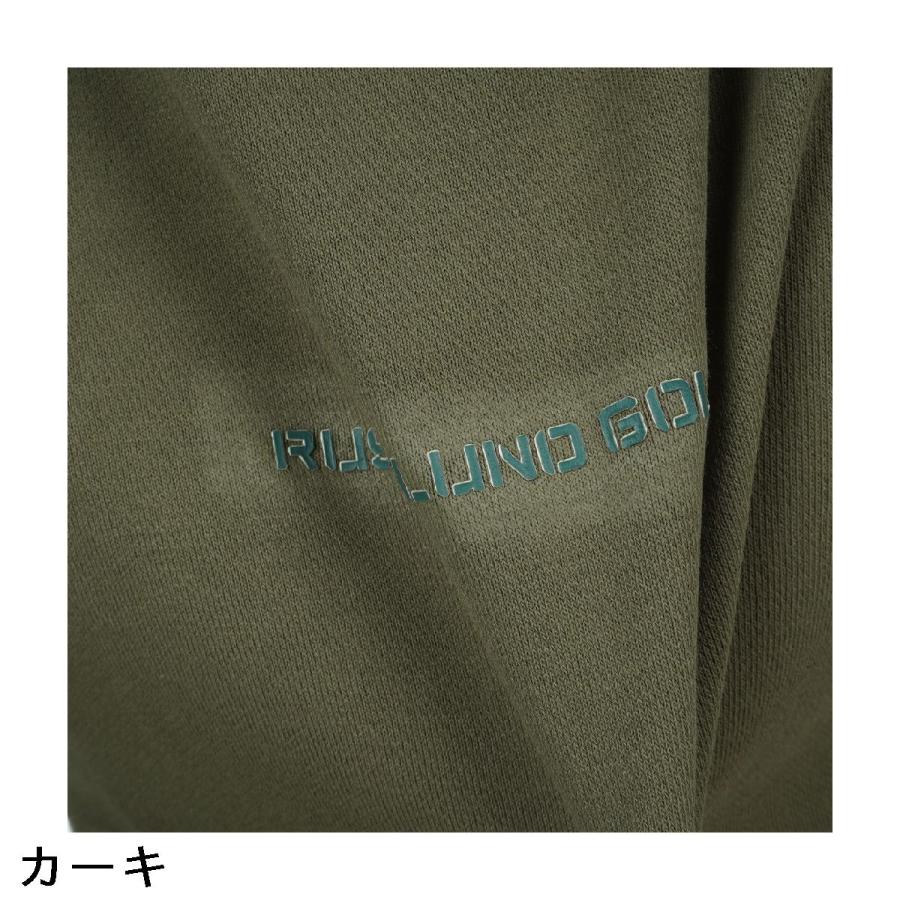 新品 ラッセルノ マスク フーディー マルチロゴ カーキ ゴルフ L