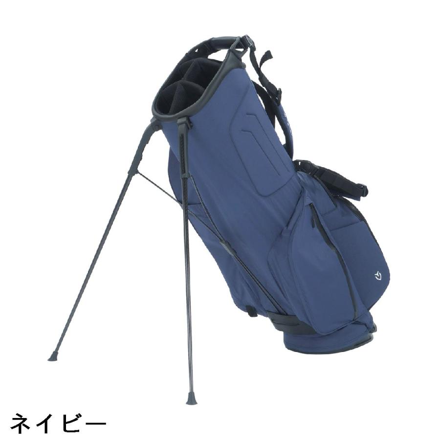 ヴェゼル プレイヤー 4.0 ダブルストラップ スタンドキャディバッグ ネイビー ヴェゼル VESSEL プレイヤー4.0 エア ダブルストラップ スタンド