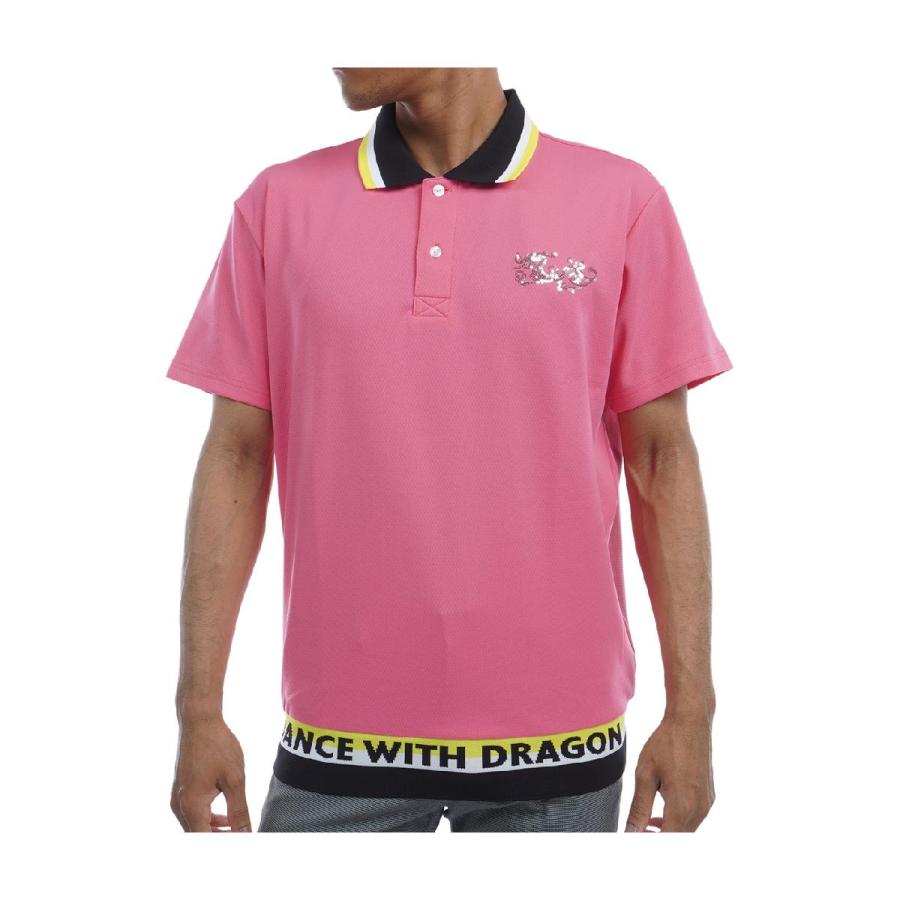 ダンスウィズドラゴン　Dance With Dragon　ストレッチ アルパインレイヤー半袖ポロシャツ Dance With Dragon（ダンスウィズドラゴン） ストレッチ アルパイン