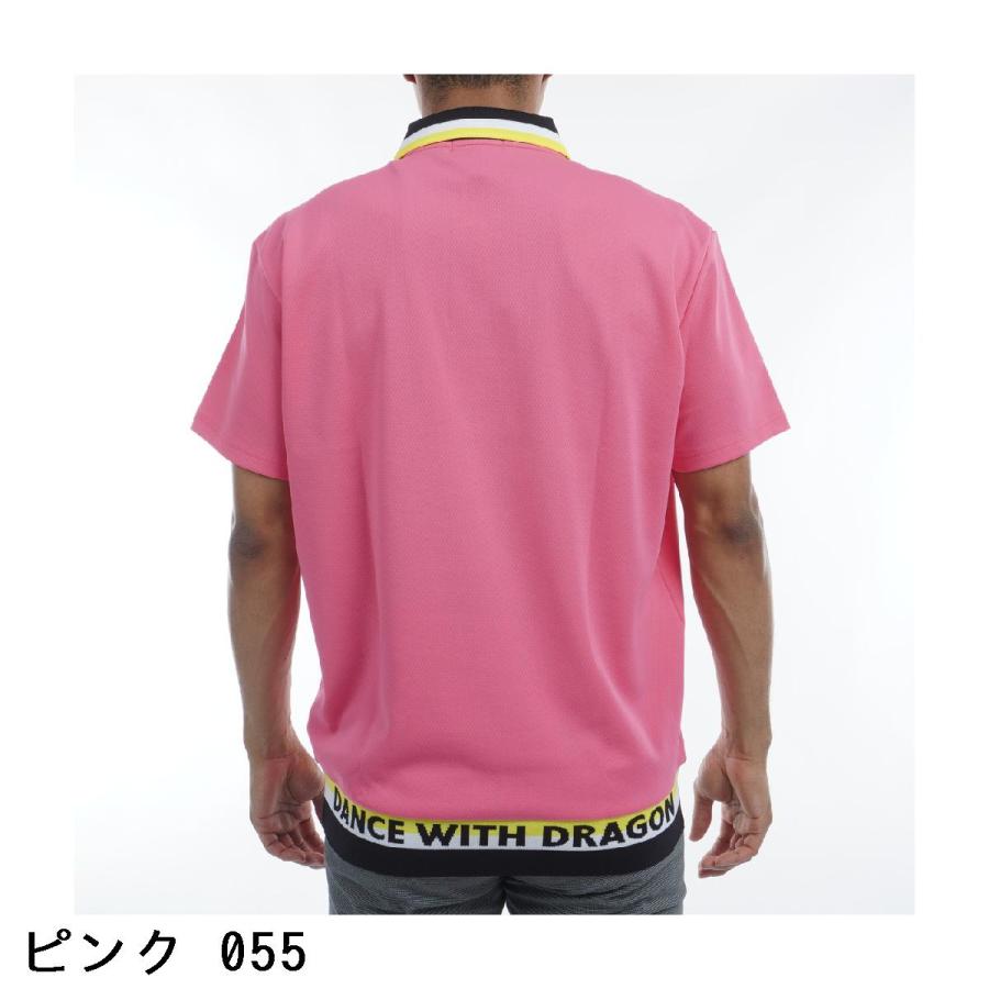 ダンスウィズドラゴン　Dance With Dragon　ストレッチ アルパインレイヤー半袖ポロシャツ Dance With Dragon（ダンスウィズドラゴン） ストレッチ アルパイン