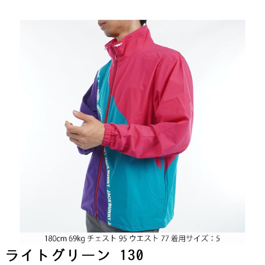 新品 ジャックバニー ポリエステル ストレッチタフタ 中綿ブルゾン(5)L/黒 Jack Bunny!!（ジャックバニー） ストレッチタフタ 中綿袖着脱2WAY
