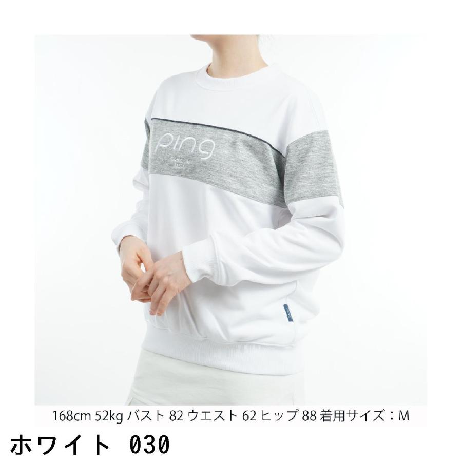 PING（ピン） 裏毛スウェットプルオーバー レディス : GDOゴルフ