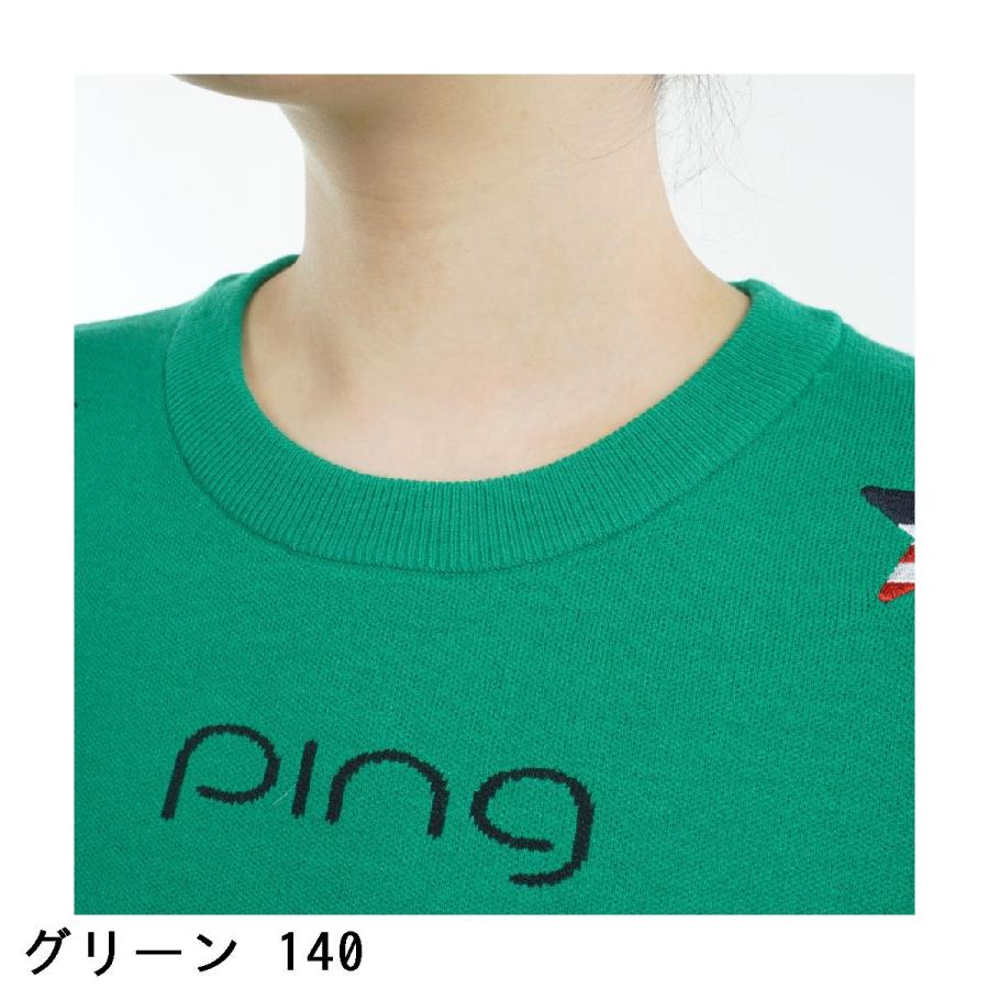 PING（ピン） PING Mr.PING USA クルーネックセーター レディス : GDO
