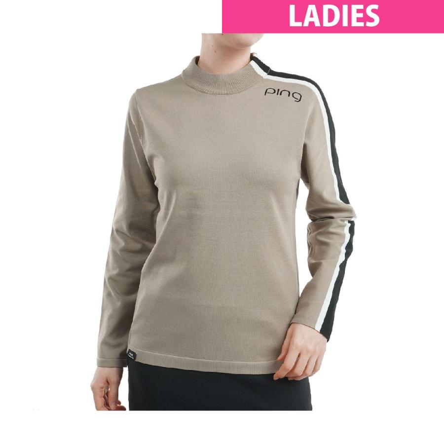 PING（ピン） アシンメトリー ハイネック長袖セーター レディス : GDO