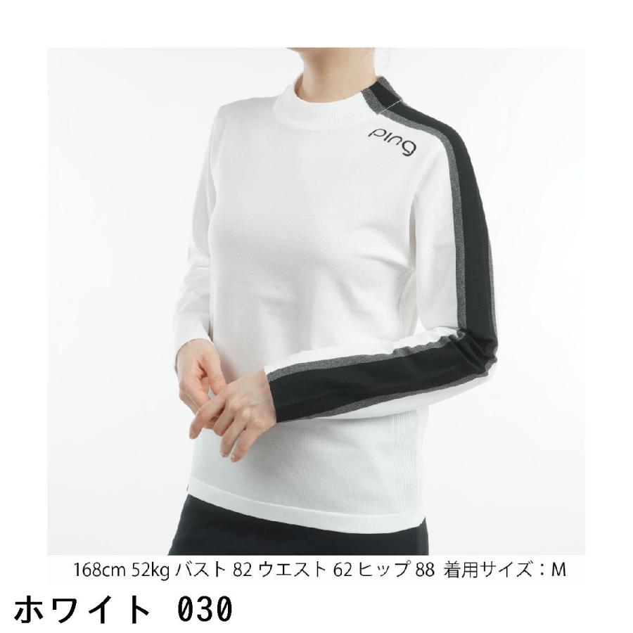 PING（ピン） アシンメトリー ハイネック長袖セーター レディス : GDO