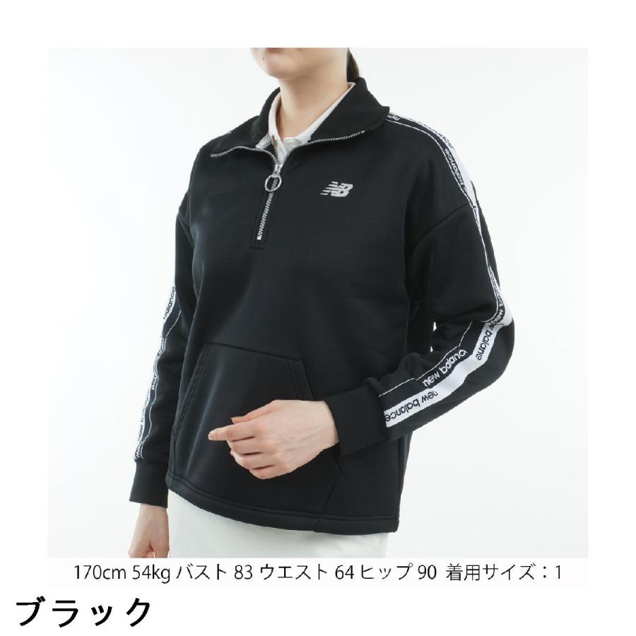 ニューバランスゴルフ メンズ ハーフジップ スウェット 4 ブラック パーカー New Balance Golf（ニューバランスゴルフ） ニューバランス New