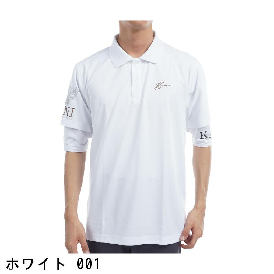 Karl Kani Golf カールカナイ ゴルフ ポロシャツ ゴルフウェア Karl Kani カールカナイゴルフ UVカット 半袖 ポロシャツ カルゼ