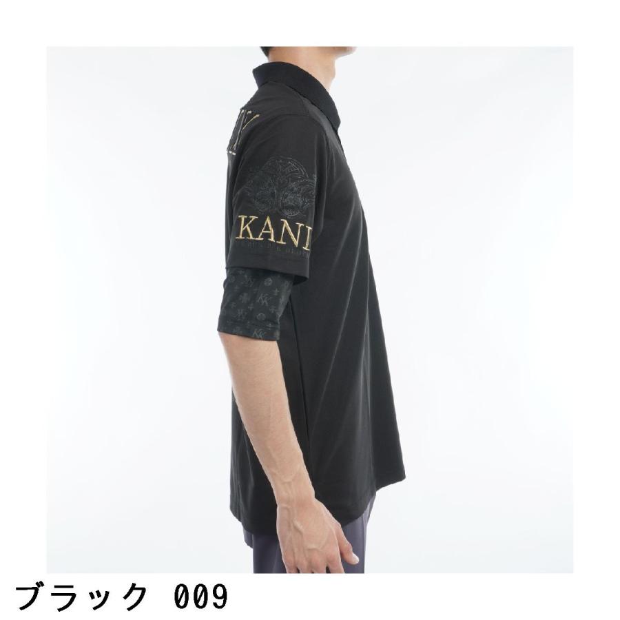 カールカナイゴルフ KARL KANI GOLF ドライ 鹿の子 フェイクレイヤード