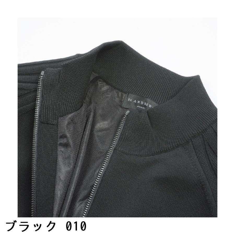 セント・アンドリュース St ANDREWS 裏付きニットブルゾン : GDO