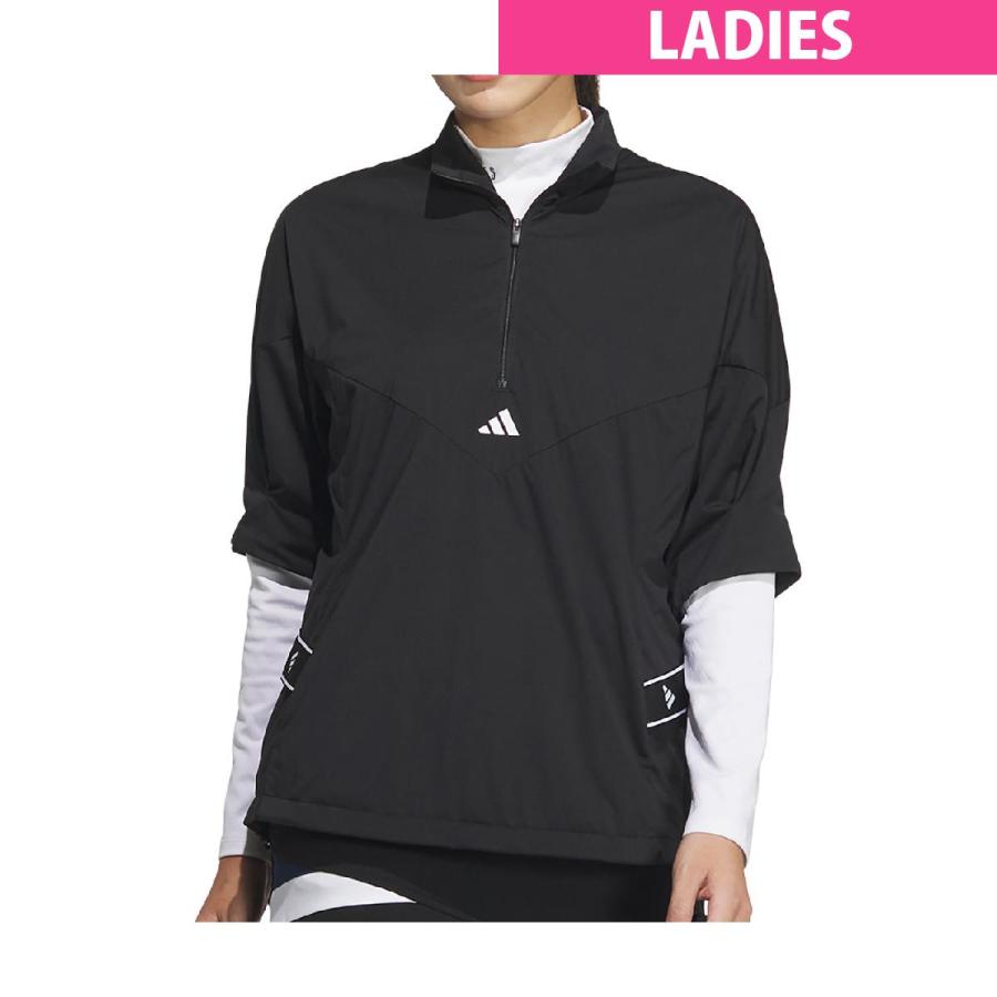 adidas（アディダス） Adidas WIND.RDY ハーフジップ半袖ウインド