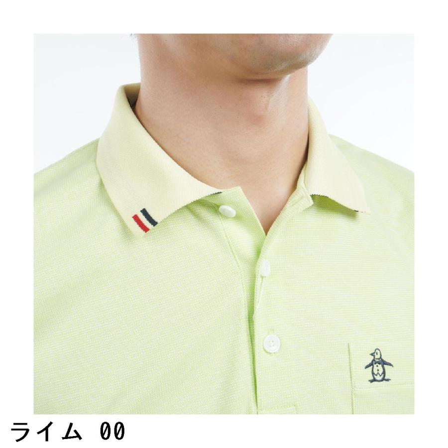 新品Munsingwear　サンスクリーンNIRドット鹿の子長袖ポロシャツ　LL Sunscreen NIR ドット鹿の子長袖ポロシャツ(長袖シャツ