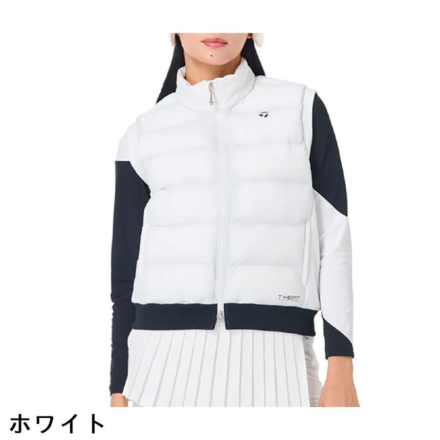 新品 レディース インサレーテッドフーディベスト S ホワイト