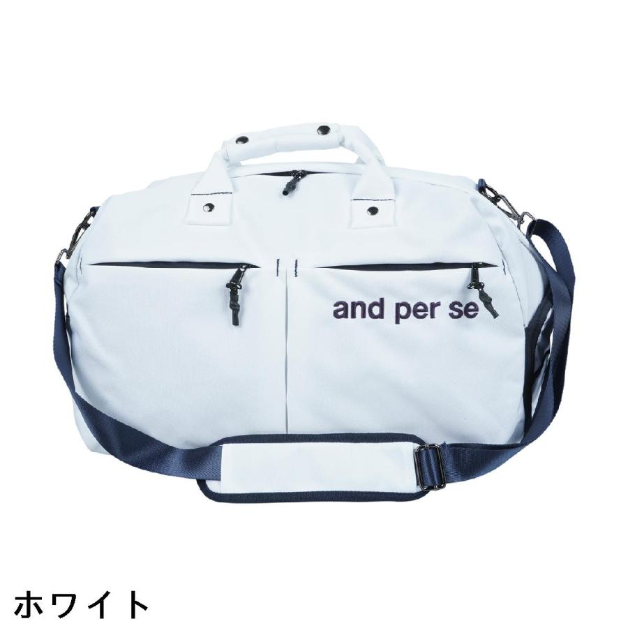 and per se（アンパスィ） and per se 2WAYボストンバッグ : GDOゴルフ