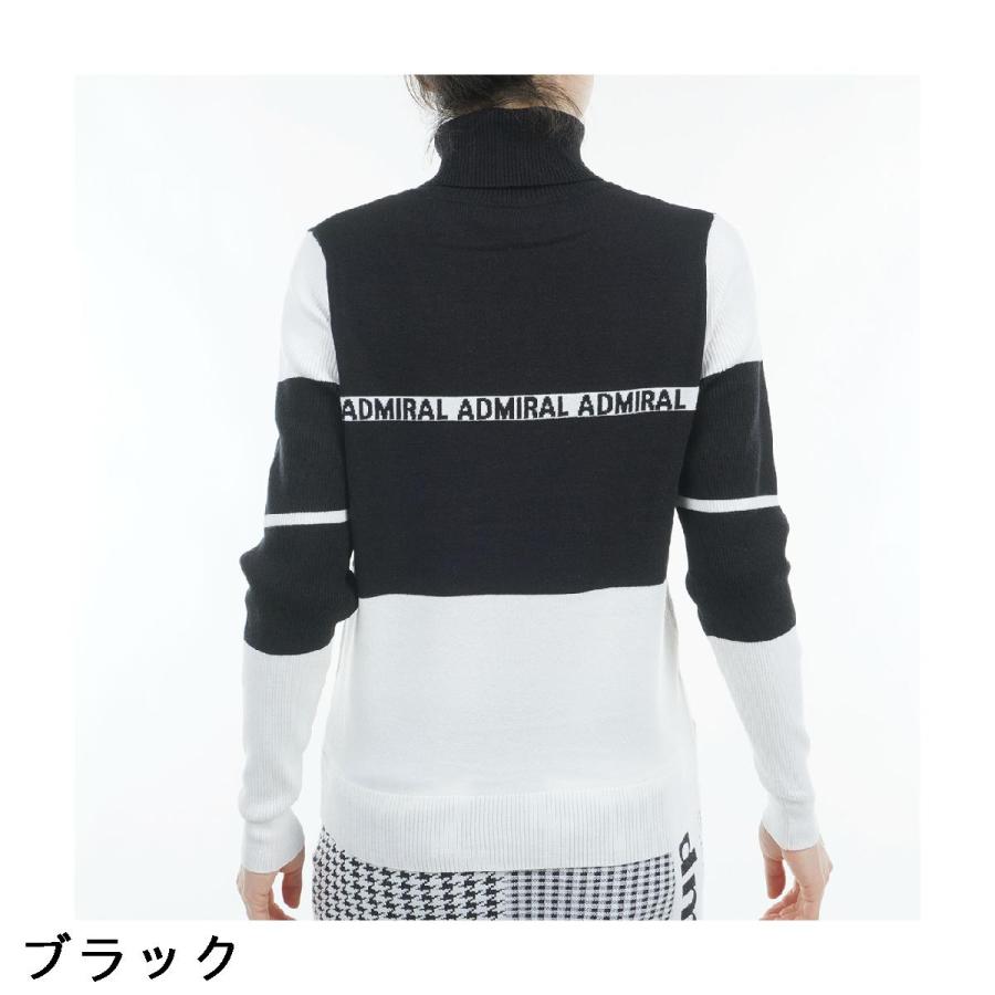 アドミラル　Admiral　パネルカラー タートルネックセーター　レディス Admiral（アドミラル） パネルカラー タートルネックセーター レディス