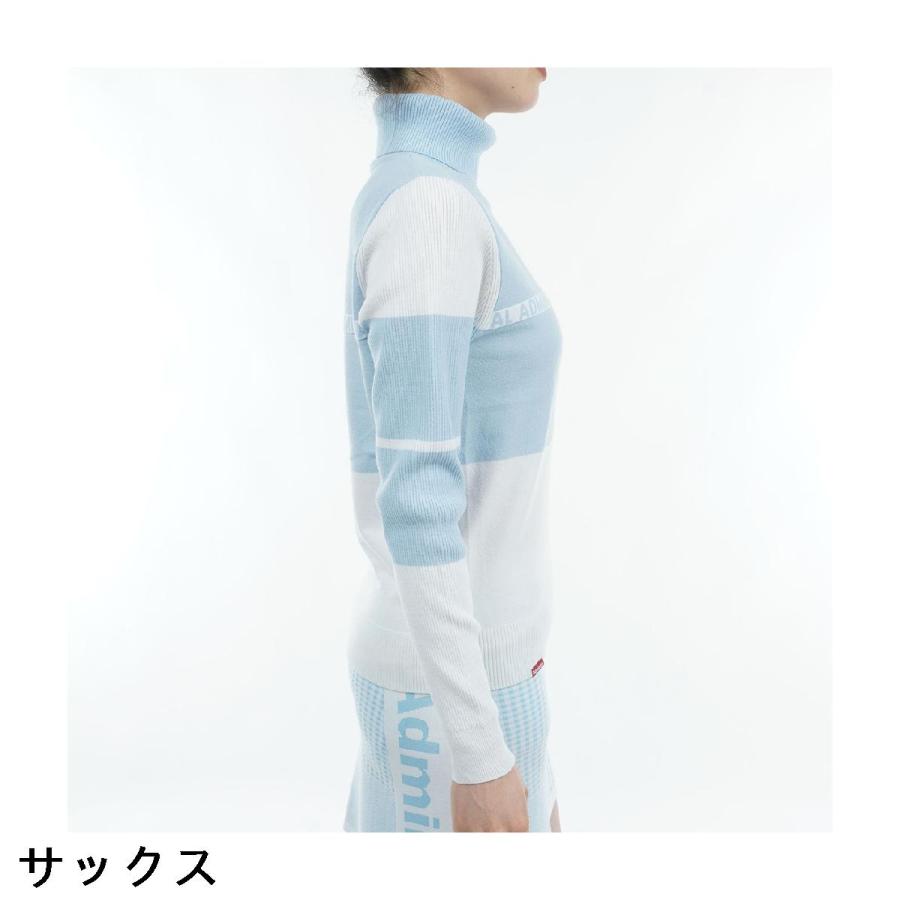 Admiral（アドミラル） パネルカラー タートルネックセーター レディス