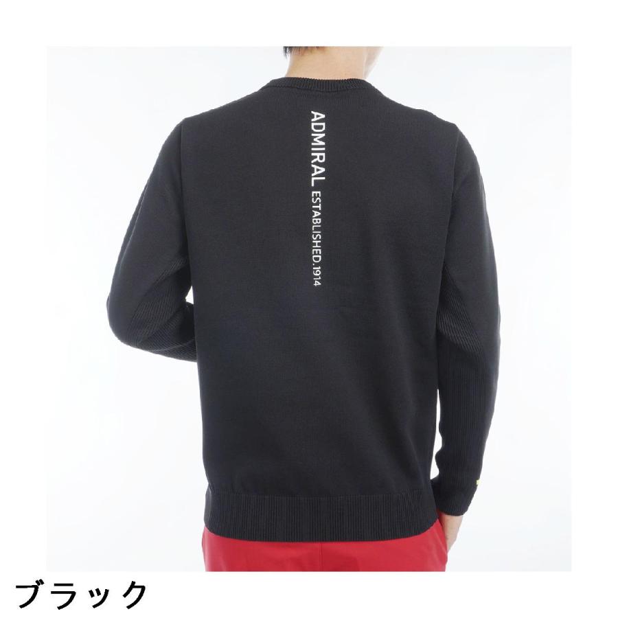 Admiral（アドミラル） ロゴジャカード クルーネックセーター : GDO