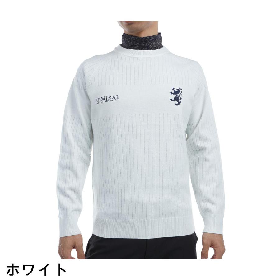 アドミラル｜Admiral メンズ ビッグランパント クルーネックセーター Lサ Admiral（アドミラル） ビッグランパント クルーネックセーター : GDO