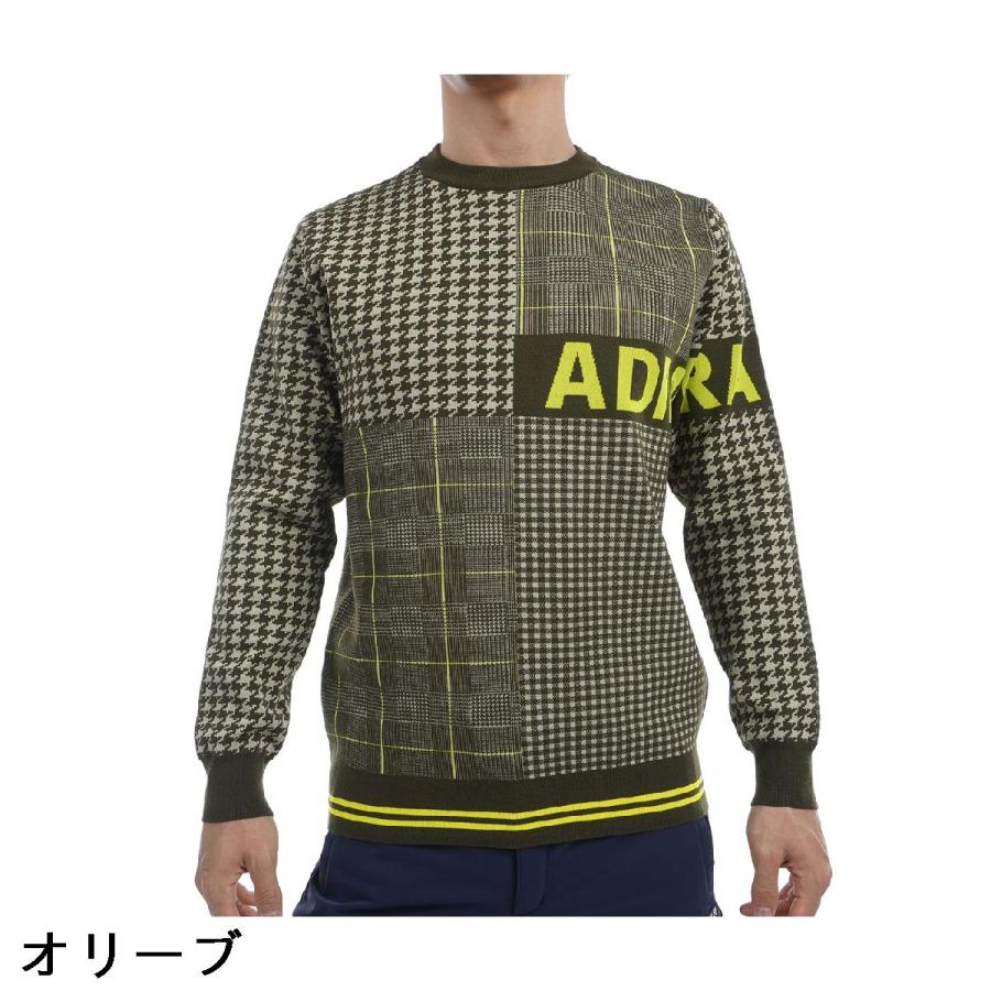 アドミラル Admiral ツイーディーパターンミックス クルーネックセーター